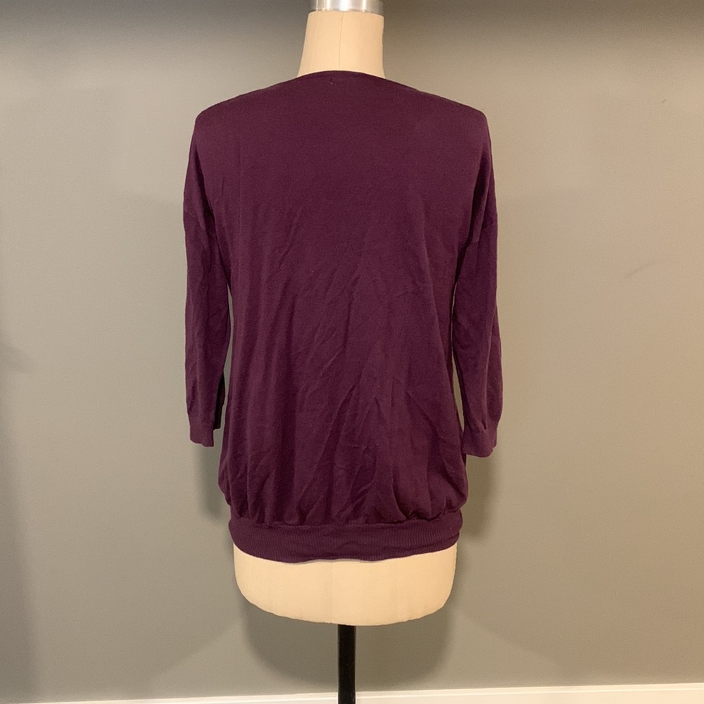 Hinge Silk Ruffle Front Cardigan. - Picture 2 of 4
